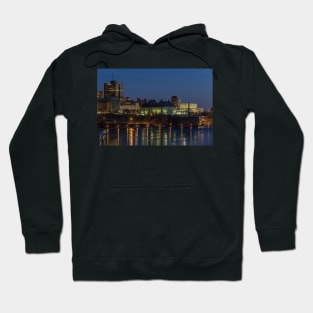 City scape at night Hoodie